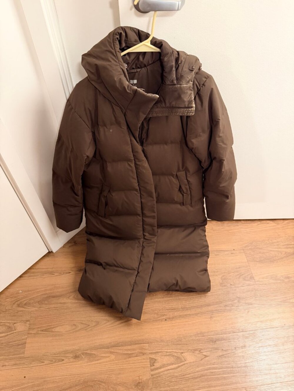 Uniqlo Brown Long Puffer Coat S